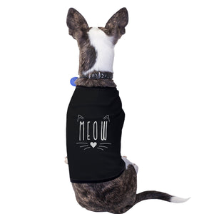 Meow Pet Shirt for Small Dogs