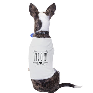 Meow Pet Shirt for Small Dogs