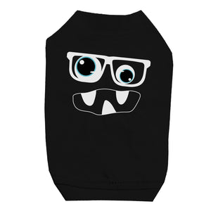 Monster With Glasses Pet Shirt for Small Dogs