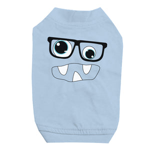 Monster With Glasses Pet Shirt for Small Dogs