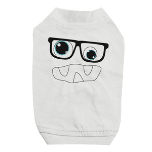 Monster With Glasses Pet Shirt for Small Dogs