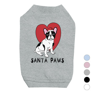 Santa Paws Pet Shirt for Small Dogs