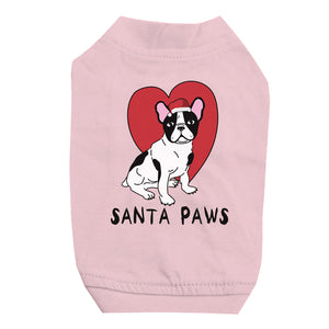 Santa Paws Pet Shirt for Small Dogs