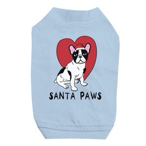 Santa Paws Pet Shirt for Small Dogs