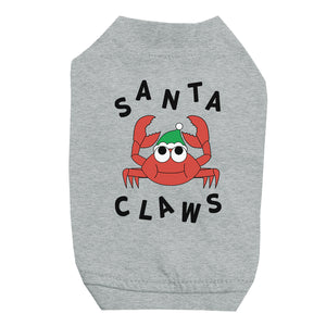 Santa Claws Crab Pet Shirt for Small Dogs