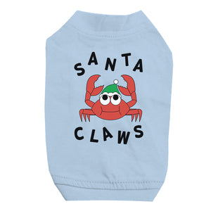 Santa Claws Crab Pet Shirt for Small Dogs