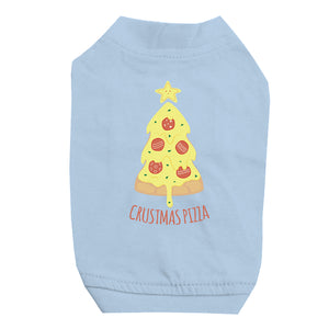 Crustmas Pizza Pet Shirt for Small Dogs