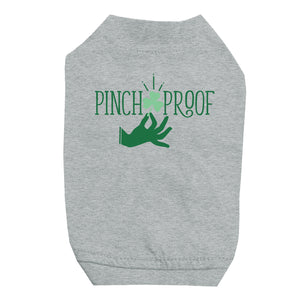 Pinch Proof Clover Pet Shirt for Small Dogs St Patrick's Day Gift