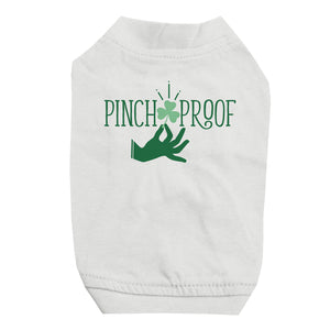 Pinch Proof Clover Pet Shirt for Small Dogs St Patrick's Day Gift