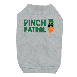 Pinch Patrol Leprechaun Pet Shirt for Small Dogs St Patrick's Day