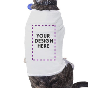 Custom Personalized Pets White Shirt