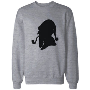 Consulting Detective Santa Silhouette Funny Christmas Sweatshirt - 365INLOVE