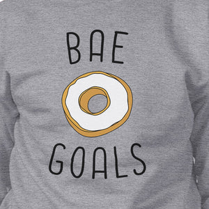 Bae Goals Unisex Cute Graphic Sweatshirt Funny Couples Gift Ideas - 365INLOVE