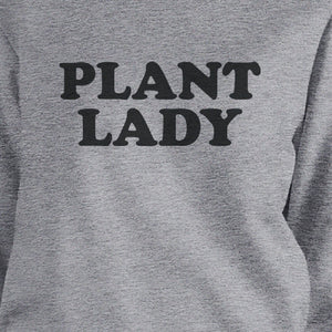 Plant Lady Gray Sweatshirt Unique Design Cute Gift Ideas For Her - 365INLOVE