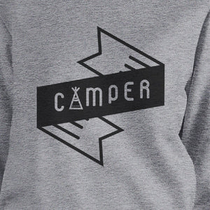 Camper Grey Sweatshirt Cute Graphic Pullover Sweatshirt Gift Ideas - 365INLOVE