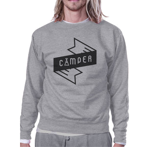 Camper Grey Sweatshirt Cute Graphic Pullover Sweatshirt Gift Ideas - 365INLOVE