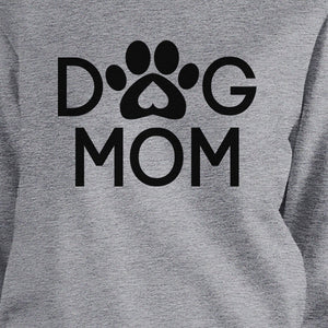 Dog Mom Grey Unisex Sweatshirt Pullover Cute Gift For Dog Owners - 365INLOVE