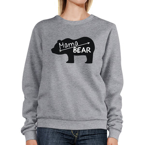 Mama Bear Gray Unisex Sweatshirt Unique Mothers Day Gift Ideas - 365INLOVE