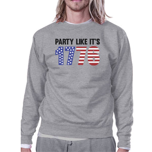 Party Like It's 1776 Unique Independence Day Sweatshirt Unisex - 365INLOVE