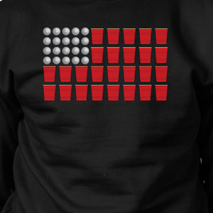 American Flag Beer Pong Funny 4th Of July Sweatshirt Gift Ideas - 365INLOVE