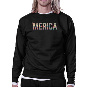 'Merica Unique Tribal Pattern Pullover Sweatshirt For 4th Of July - 365INLOVE