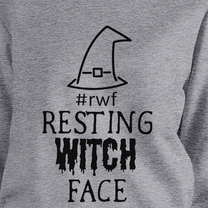 Rwf Resting Witch Face Grey SweatShirt