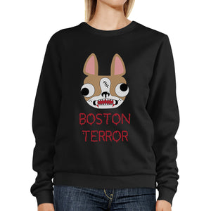 Boston Terror Terrier Black SweatShirt