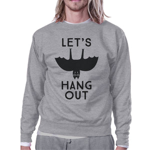 Let's Hang Out Bat Grey Sweatshirt