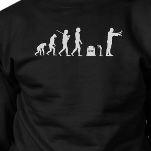 Zombie Evolution Black Sweatshirt