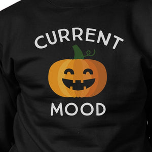 Pumpkin Current Mood Black Sweatshirt