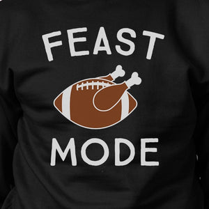 Feast Mode Black Sweatshirt