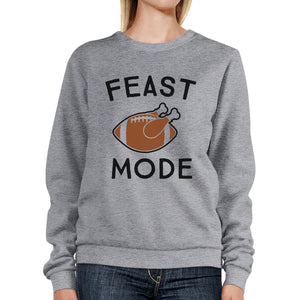 Feast Mode Grey Sweatshirt