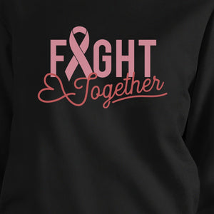 Fight Together Breast Cancer Awareness Black SweatShirt