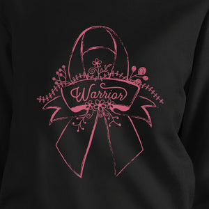 Warrior Breast Cancer Awareness Black SweatShirt