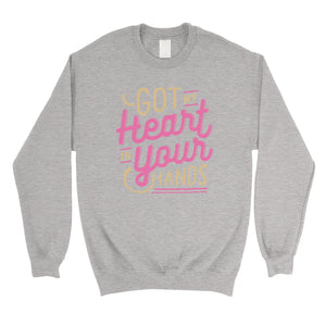 Got My Heart Unisex Crewneck Sweatshirt