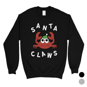 Santa Claws Crab Unisex Crewneck Sweatshirt