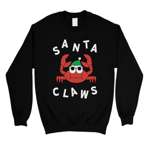 Santa Claws Crab Unisex Crewneck Sweatshirt