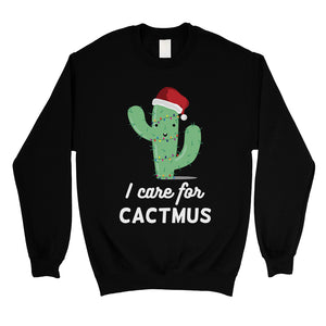 Care For Cactmus Unisex Crewneck Sweatshirt