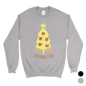 Crustmas Pizza Unisex Crewneck Sweatshirt