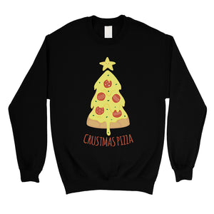 Crustmas Pizza Unisex Crewneck Sweatshirt