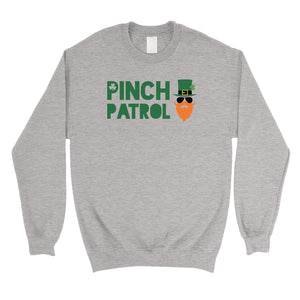 Pinch Patrol Leprechaun Unisex Sweatshirt For Saint Patrick's Day