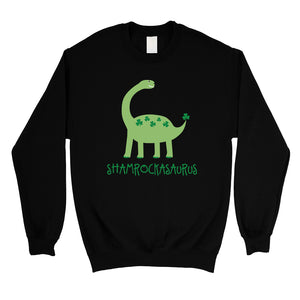 Shamrock Saurus Sweatshirt Unisex Funny St Patrick's Day Outfit