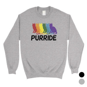 LGBT Purride Rainbow Cats Unisex SweaShirt