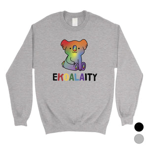 LGBT Ekoalaity Koala Rainbow Unisex SweaShirt