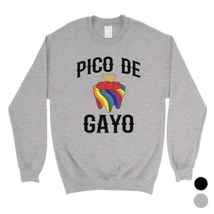 LGBT Pico De Gayo Rainbow Unisex SweaShirt