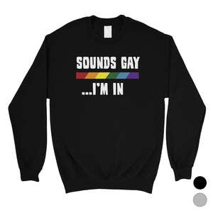 LGBT Sounds Gay Rainbow Unisex SweaShirt