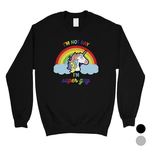 LGBT Gay Unicorn Rainbow Unisex SweaShirt