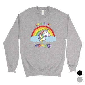 LGBT Gay Unicorn Rainbow Unisex SweaShirt