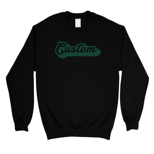 Green Pop Up Text Powerful Unisex Personalized Crewneck Sweatshirt