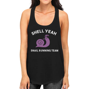 Shell Yeah Tank Top Work Out Sleeveless Shirt Funny Gym Shirt - 365INLOVE